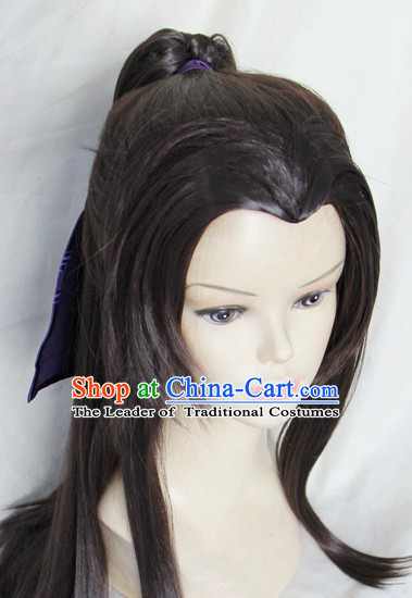 Ancient Chinese Superhero Black Wigs