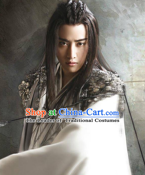 Chinese Ancient Superhero Black Wigs