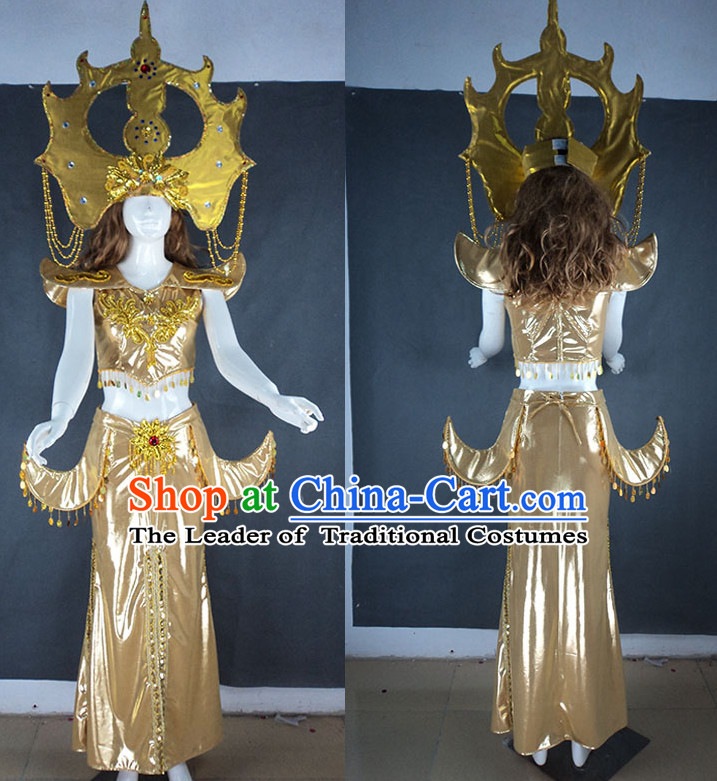 Thailand Fashion Thailand Customs Thai  Classic Dress Plus Size Clothing for Women