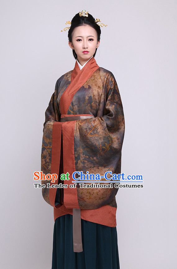 Chinese Costume Chinese Costumes Hanfu Han Dynasty Ancient China Scholar Clothing Dresses Garment Suits Clothes Complete Set for Women