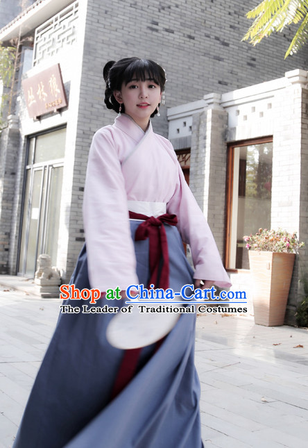 Chinese Costume Chinese Costumes Hanfu Han Dynasty Ancient China Scholar Clothing Dresses Garment Suits Clothes Complete Set for Women