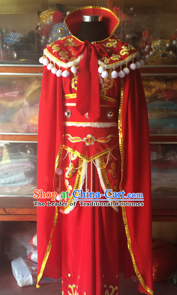 Chinese Opera Embroidered Empress Princess Robe Costume Traditions Culture Dress Masquerade Costumes Kimono Chinese Beijing Clothing for Women