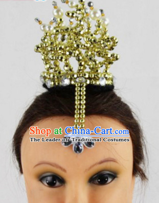 Chinese Dance Apparel Hair Jewelry North Korean South Korean Asian Fashion Wholesale Stage Performance Headdress Folk Decorations