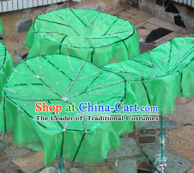 Chinese Dance Apparel Flower Props Folk Dancing Prop Lotus Leaf Decoration