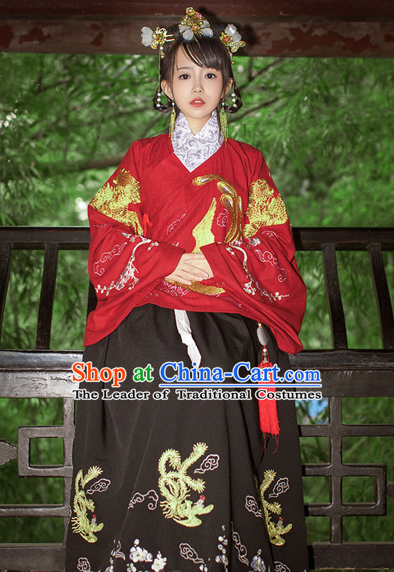 Asian Fashion Chinese Ancient Ming Dynasty Princess Clothes Costume China online Shopping Traditional Costumes Dress Wholesale Culture Clothing and Hair Jewelry for Women