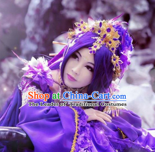 Chinese Classic Cosplay Princess Crown Headwear Headipieces Hair Accessories Hair Jewelry