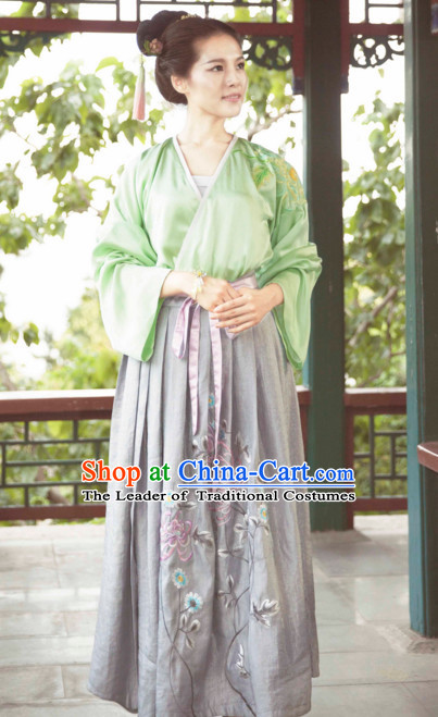 Ming Dynasty Ancient Chinese Costumes Classic Clothing Clothes Garment Outfits Dance Wear Dresses for Women