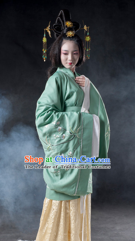 Chinese Ancient Han Dynasty Lady Clothes Costume China online Shopping Traditional Costumes Dress Wholesale Asian Culture Fashion Clothing and Hair Accessories for Women