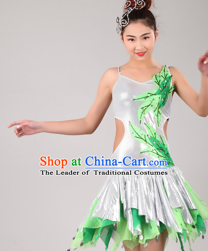 Chinese Costume Folk Chinese Group Dance Costumes Carnival Costumes Fancy Dress National Dress and Hair Accessories