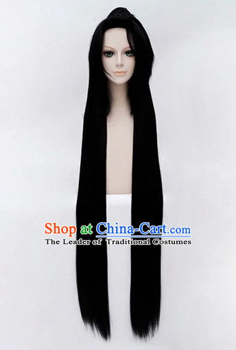 Ancient Asian Chinese Japenese Korean Knight Cosplay Long Wigs Classic Wig