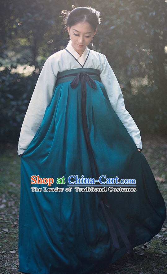 Chinese Costume Ancient Asian Clothing Tang Dynasty Clothes Garment Outfits Suits Dress for Women