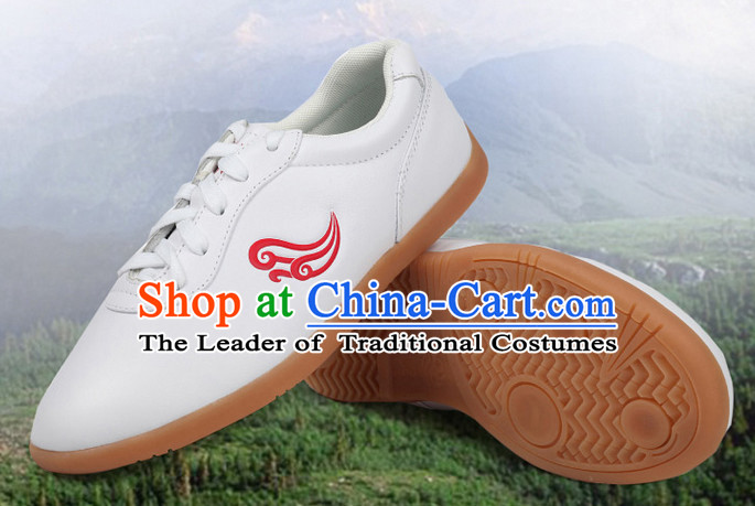 Top Kung Fu Martial Arts Karate Wing Chun Supplies Training Shop Cowhide Shoes for Kids and Adults