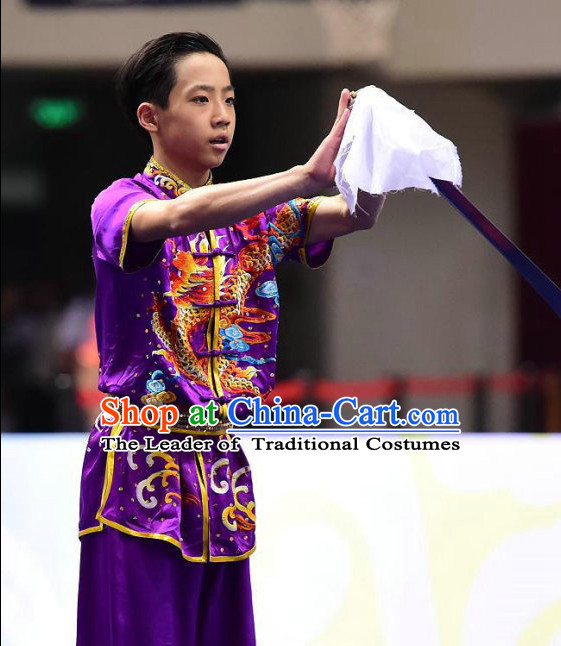 Tai Chi Sword Competition Outfit Taiji Swords Contest Jacket Pants Supplies Custom Kung Fu Costume Martial Arts Clothing for Men Women Kids Boys Girls