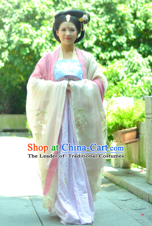 Chinese Costume Ancient Chinese Costumes Japanese Korean Asian Fashion Tang Dynasty Han Fu Suits Outfits Garment Dress Clothes for Women