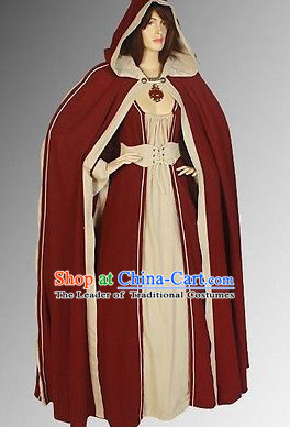 Traditional Medieval Costume Renaissance Costumes Historic Clothing Complete Set for Women