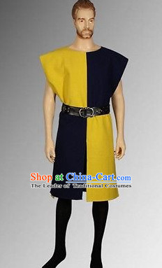 Traditional British National Costume Medieval Costume Renaissance Costumes Historic Dresses Complete Set for Men