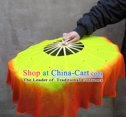 360 Degree Pure Silk Dance Fan