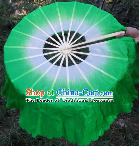 360 Degree Pure Silk Dance Fan