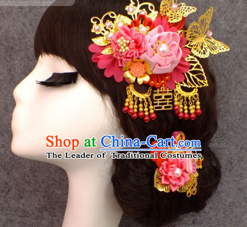 Chinese Empress Princess Queen Hair Accessories Hair Jewelry Fascinators Headbands Hair Clips Bands Bridal Comb Pieces Barrettes