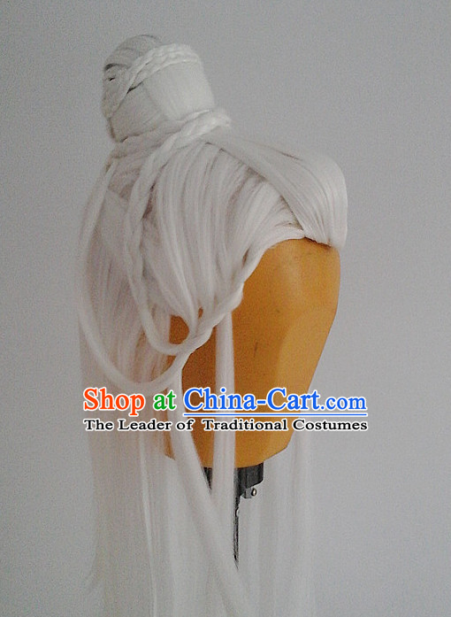 Ancient Asian Korean Japanese Chinese Style Male Wigs Toupee Wig Hair Extensions Sisters Weave Cosplay Wigs Lace for Men