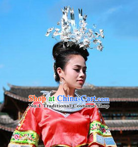 Traditional China Silver Headgear