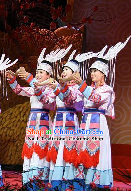 China Miao Women's Clothing and Hat
