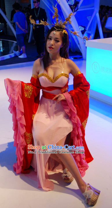 Asian Sexy Japanese Style Fairy Anime Costume