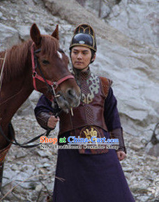 China Ancient Bodyguard Official Costumes and Hat