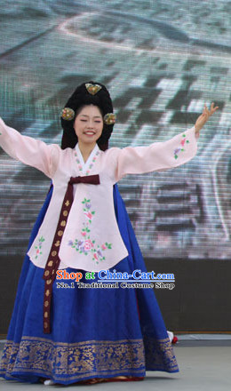 Korean Traditional Folk Dance Costumes for Women