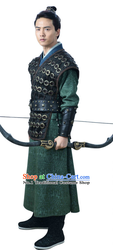 Chinese Archer TV Play Costumes and Coronet