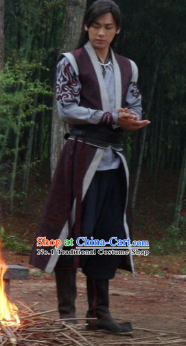 Chinese Gu Jian Qi Tan Lengend of the Ancient Sword Cosplay Costumes and Headwear