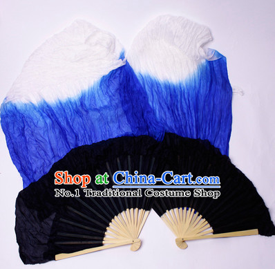 59 Inches Long Chinese Silk Dancing Fan