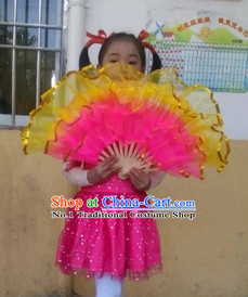 Chinese Professional Stage Performance Hand Fans for Kids