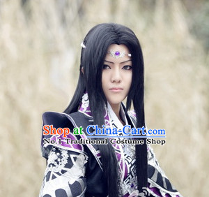 Traditioal Chinese Black Long Wig