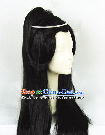 Ancient Chinese Black General Wig