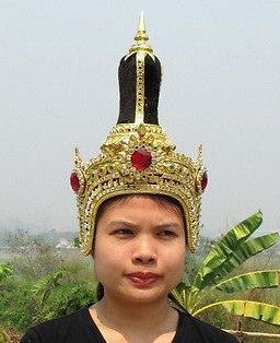 Traditional Thai Golden Hat