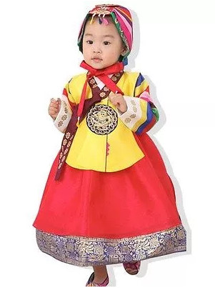 Asian Fashion online Korean Hanboks for Little Girls