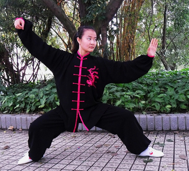 Phoenix Embroidery Wing Chun Kung Fu Uniforms for Women