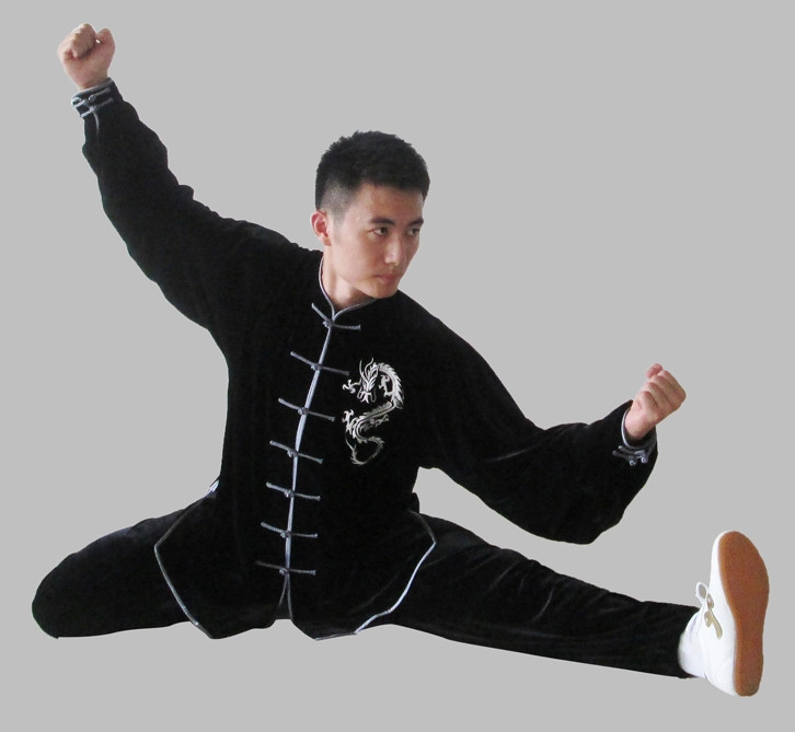 Dragon Embroidery Martial Arts Uniform Complete Set for Adults or Kids