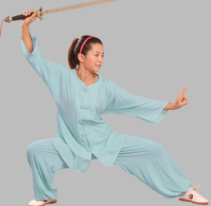 Summer Wear Tencel Kung Fu Uniform Complete Set for Adults or Kids