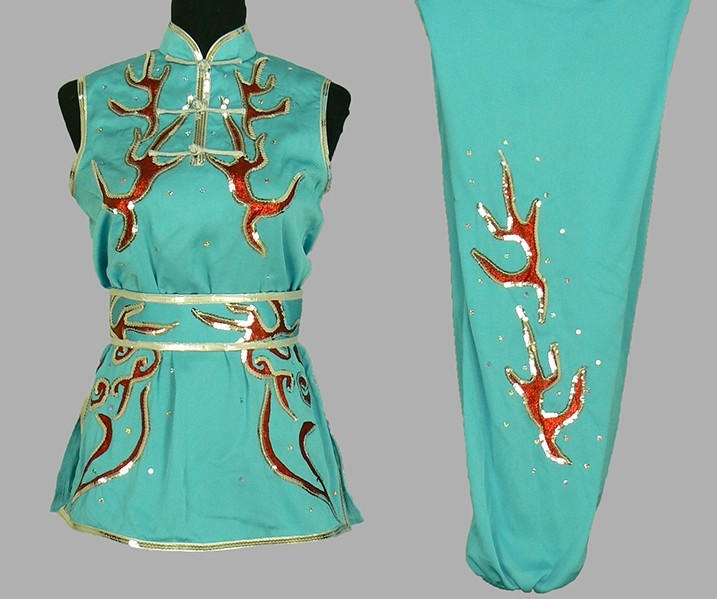 Top Nanquan Sleeveless Kung Fu Marshal Arts Uniform Complete Set