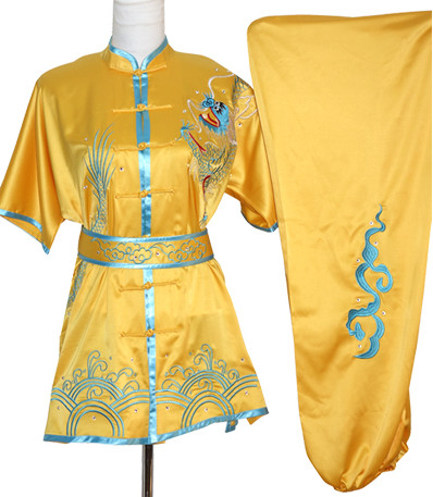 Kung Fu Dragon Embroidered Uniforms Training Kung Fu Costume Kung Fu Class