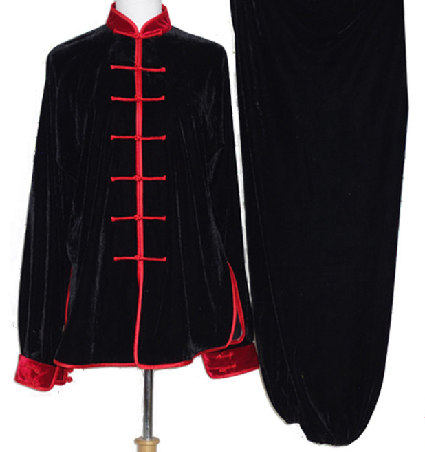 Long Sleeves Warm Velvet Taiji Clothing