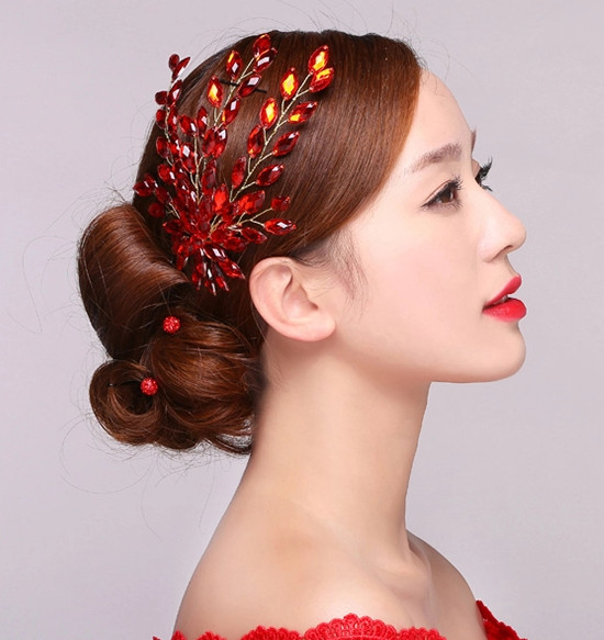 Top Chinese Bridal Hair Fascinators Jewellery Accessories Wedding Headpieces