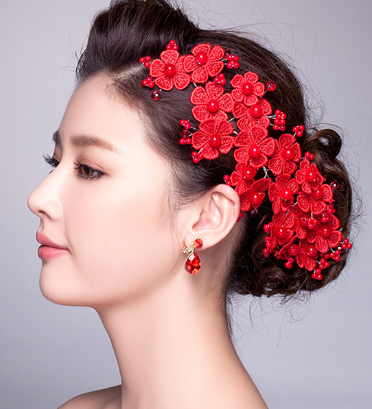 Top Chinese Bridal Hair Fascinators Jewellery