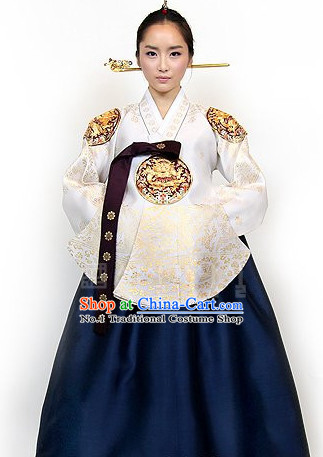 Dangui Korean Royal Costume Traditional Korean Queen Princess Ceremony Costumes for Women