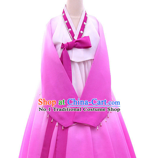 Korean Traditional  Hanbok Dancing Costumes