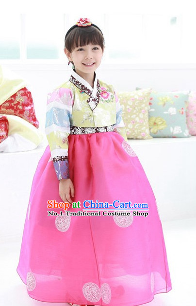 Korean Traditional Girls Hanbok Dress Ceremonial Clothing Korean Fashion Shopping online