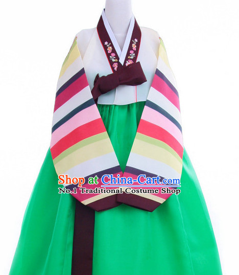 Top Korean Hanbok Dancing Costumes Girls Dancewear