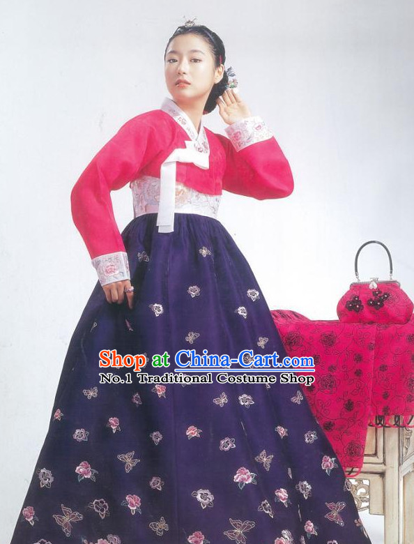 Top Korean Folk Dress online Traditional Costumes National Costumes for Girls